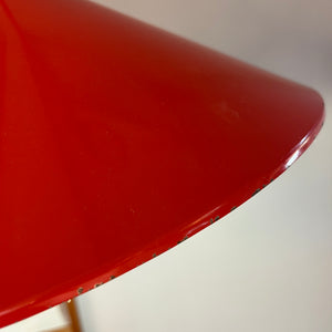 Hängelampe rot Metall aus Dänemark