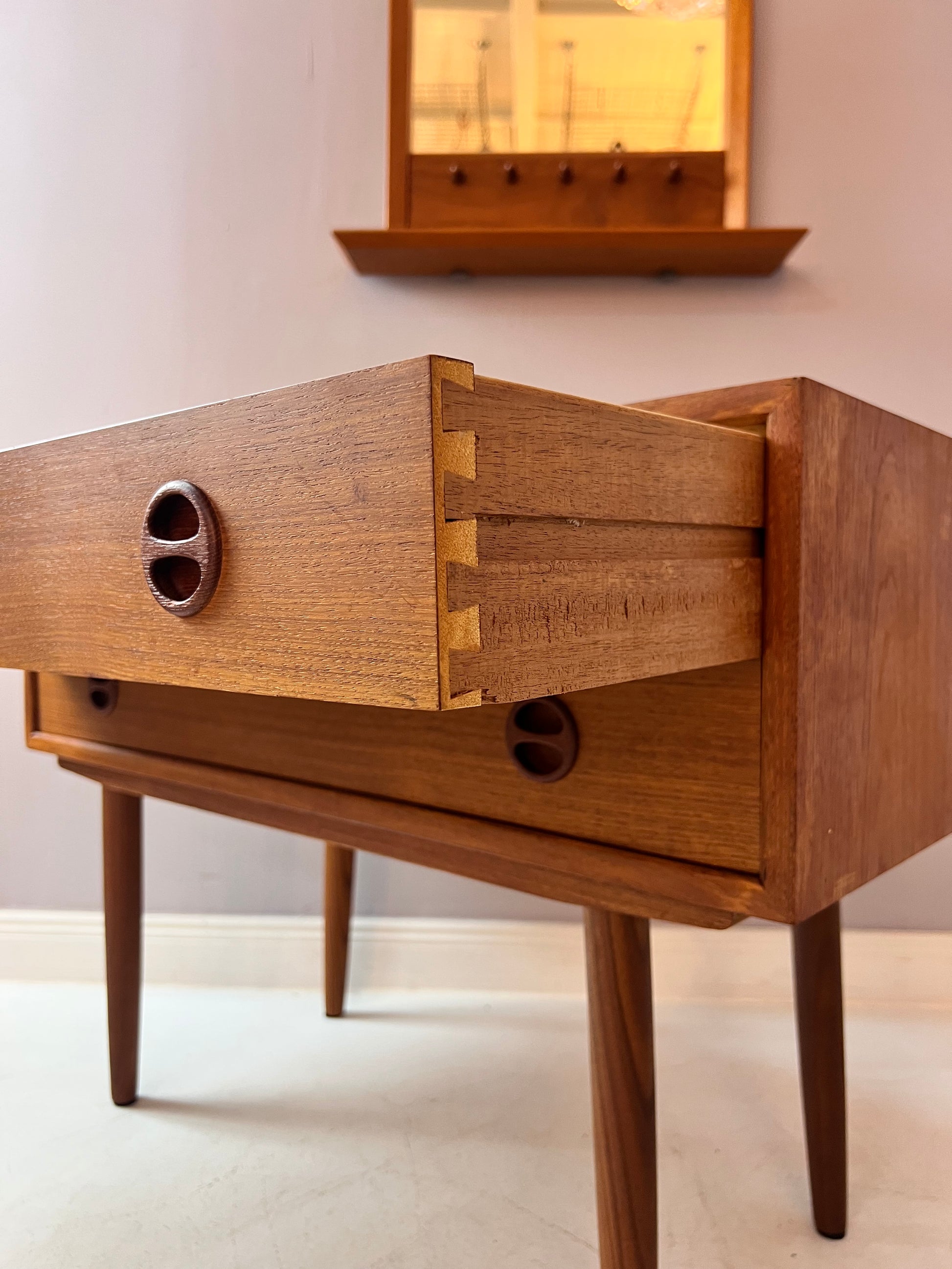 Nachtschrank Teak aus Dänemark