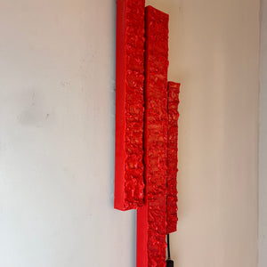 Wandlampe rot von Uwe Mersch