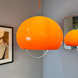 Hängelampe orange Kunststoff von Guzzini
