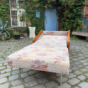 Schlafsessel / Gästebett Teak Textilstoff aus Dänemark