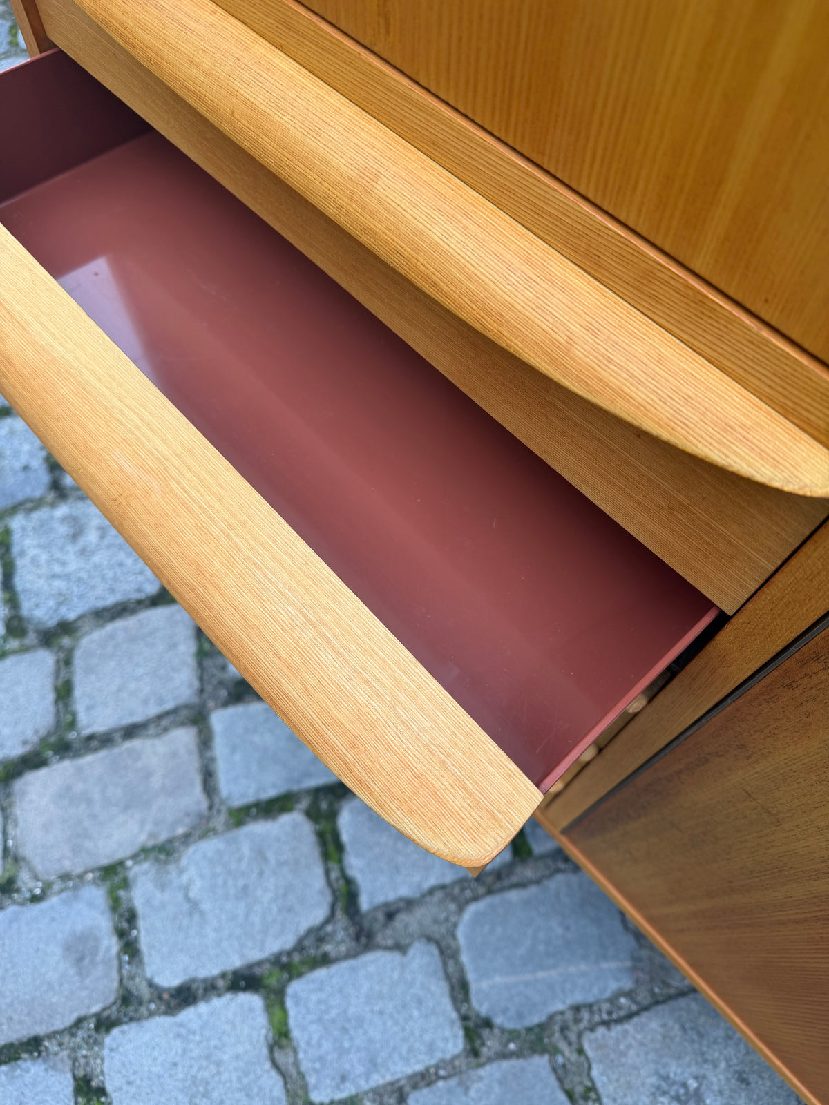 Highboard Typ 602/G Esche von Franz Ehrlich für Hellerau