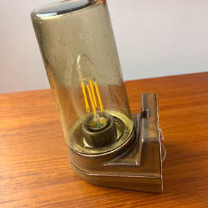 Wandlampe Modell 6080 Rauchglas von Sigvard Bernadotte für Ifö