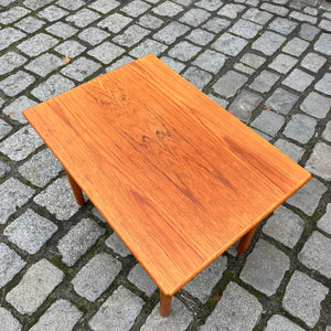 Couchtisch Teak mit Ablage aus Dänemark