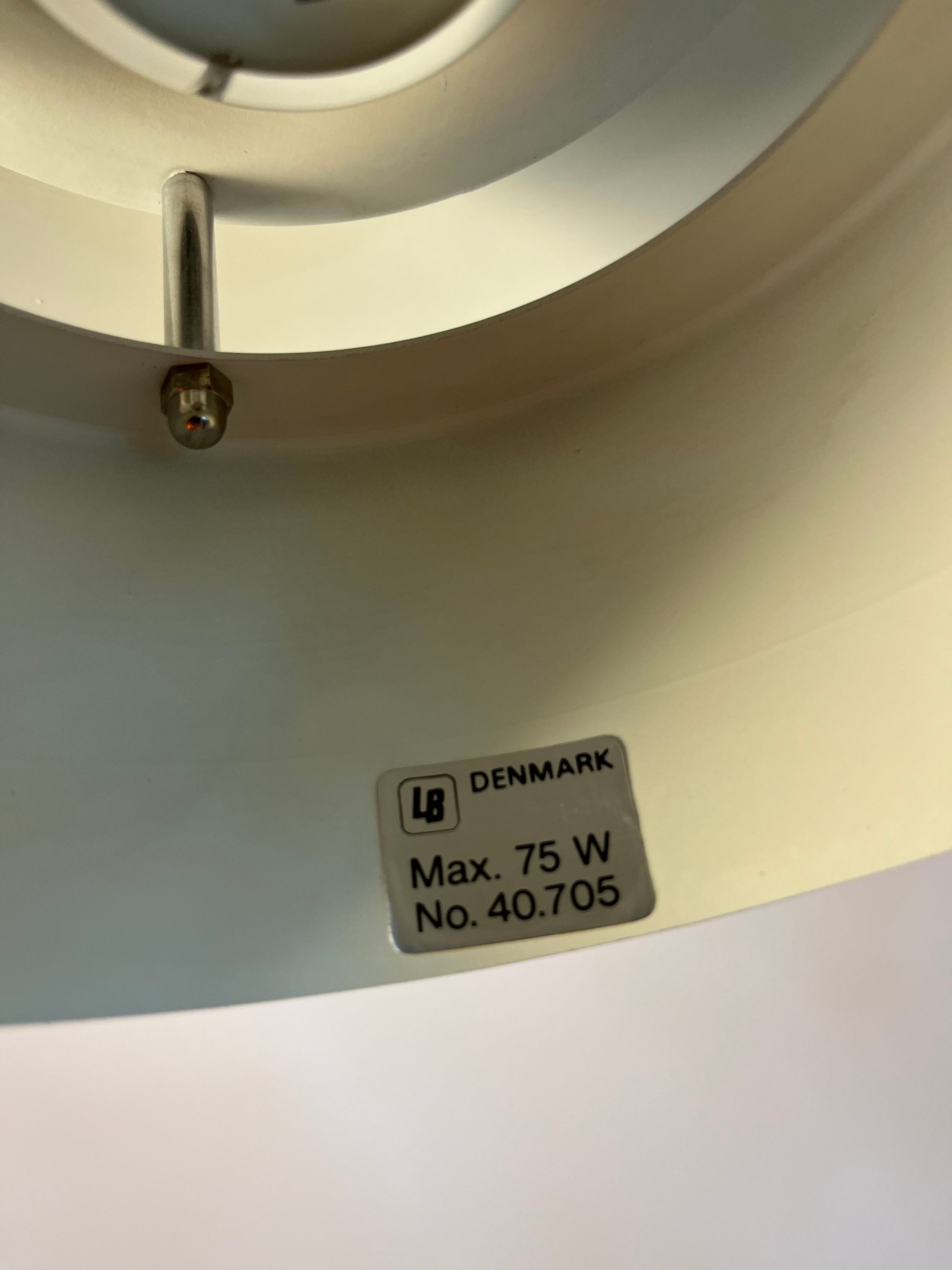 Lamellenlampe weiß von Lyskær Belysning