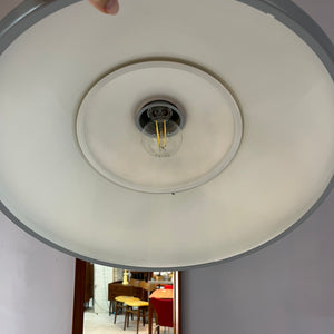 Hängelampe Modell 118564 grau weiß von Louis Poulsen