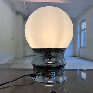 Tischlampe Chrom Opalglas VEB NARVA