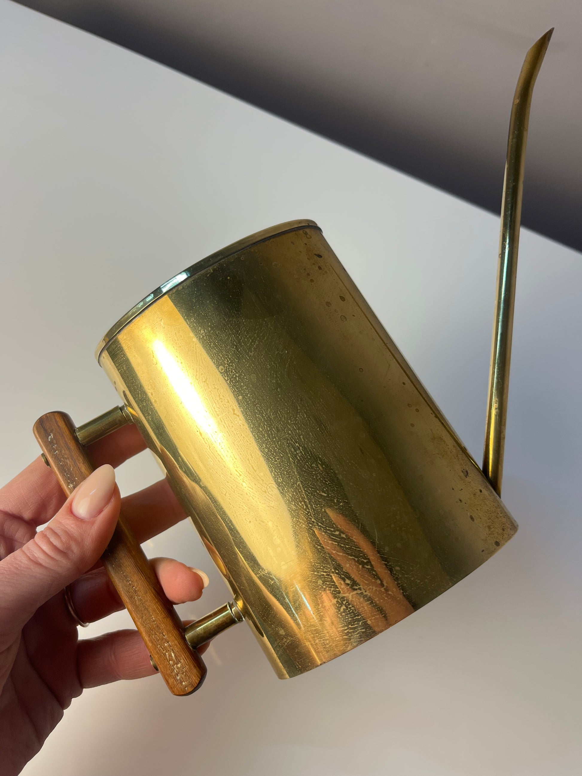 Gießkanne Messing aus Dänemark