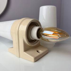 Wandlampe cremebeige von Sigvard Bernadotte für Ifö
