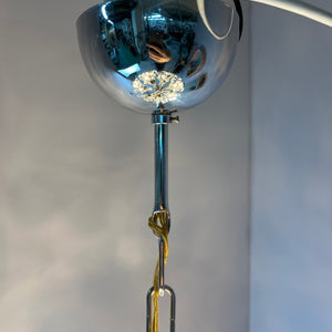 Sputnik Kronleuchter Chrom Glas aus Italien