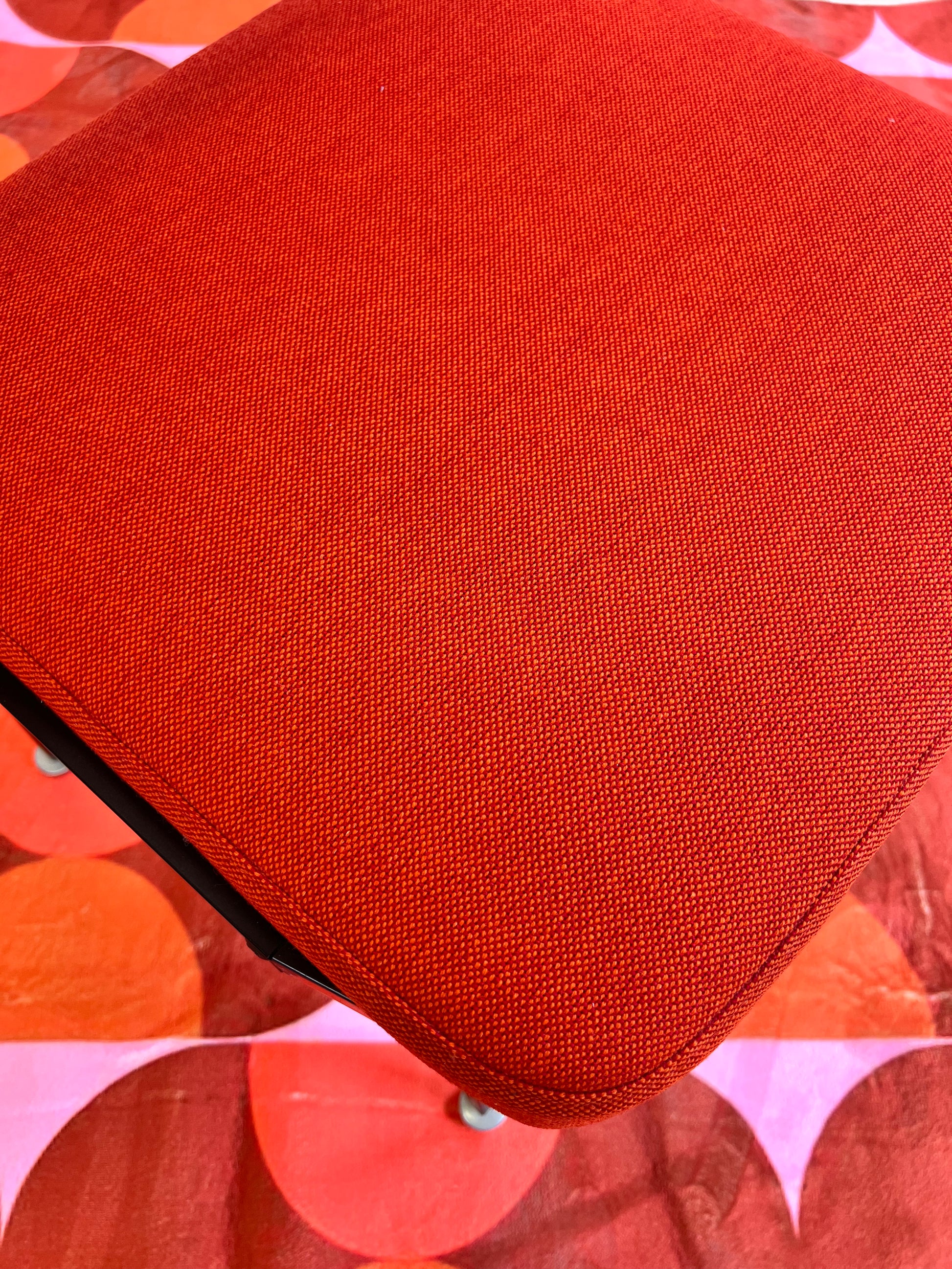 Polsterstuhl orange/rot von Sedus
