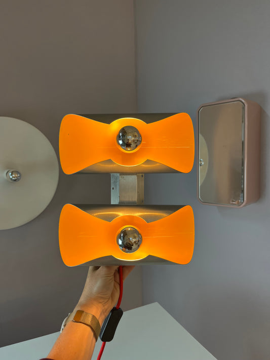 Wandlampe gelb silber von Massive