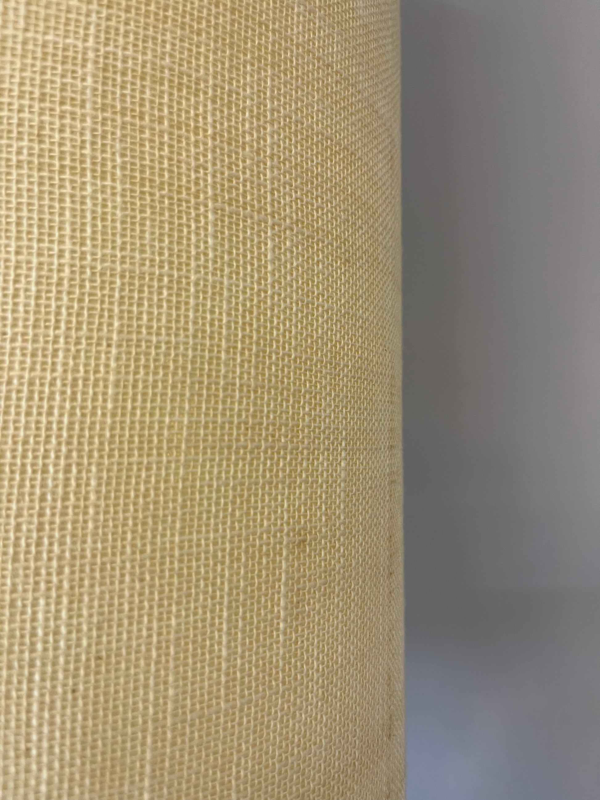Stehlampe orange Keramik mit Wollschirm