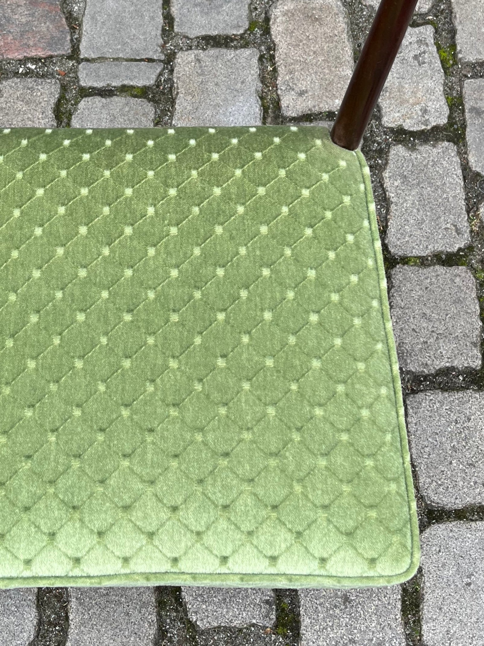 Set: 2x Stuhl grün Palisander