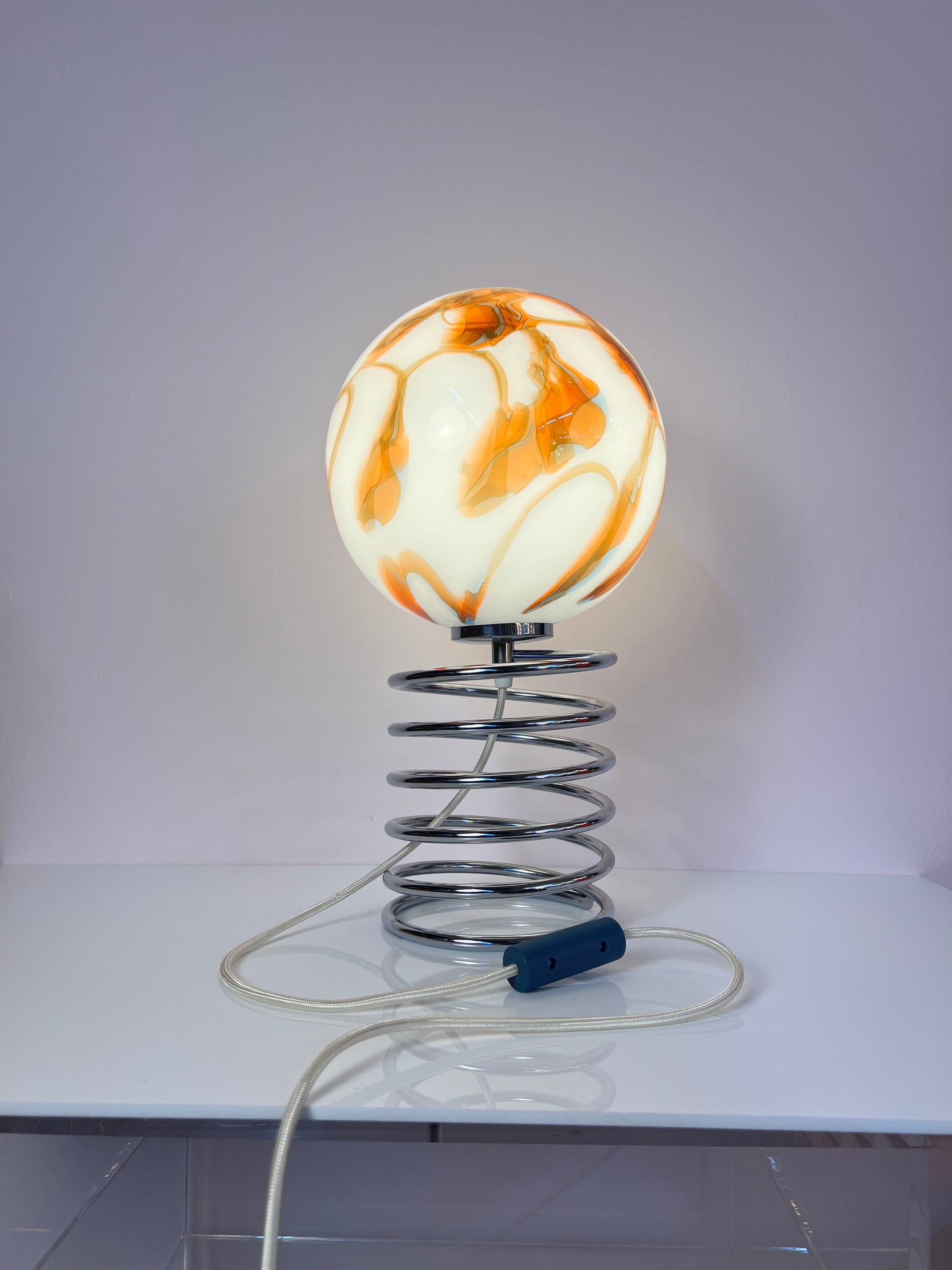 Tischlampe Spirale von Ingo Maurer für Honsel