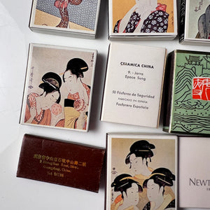Set: Vintage Streichhölzer Asien