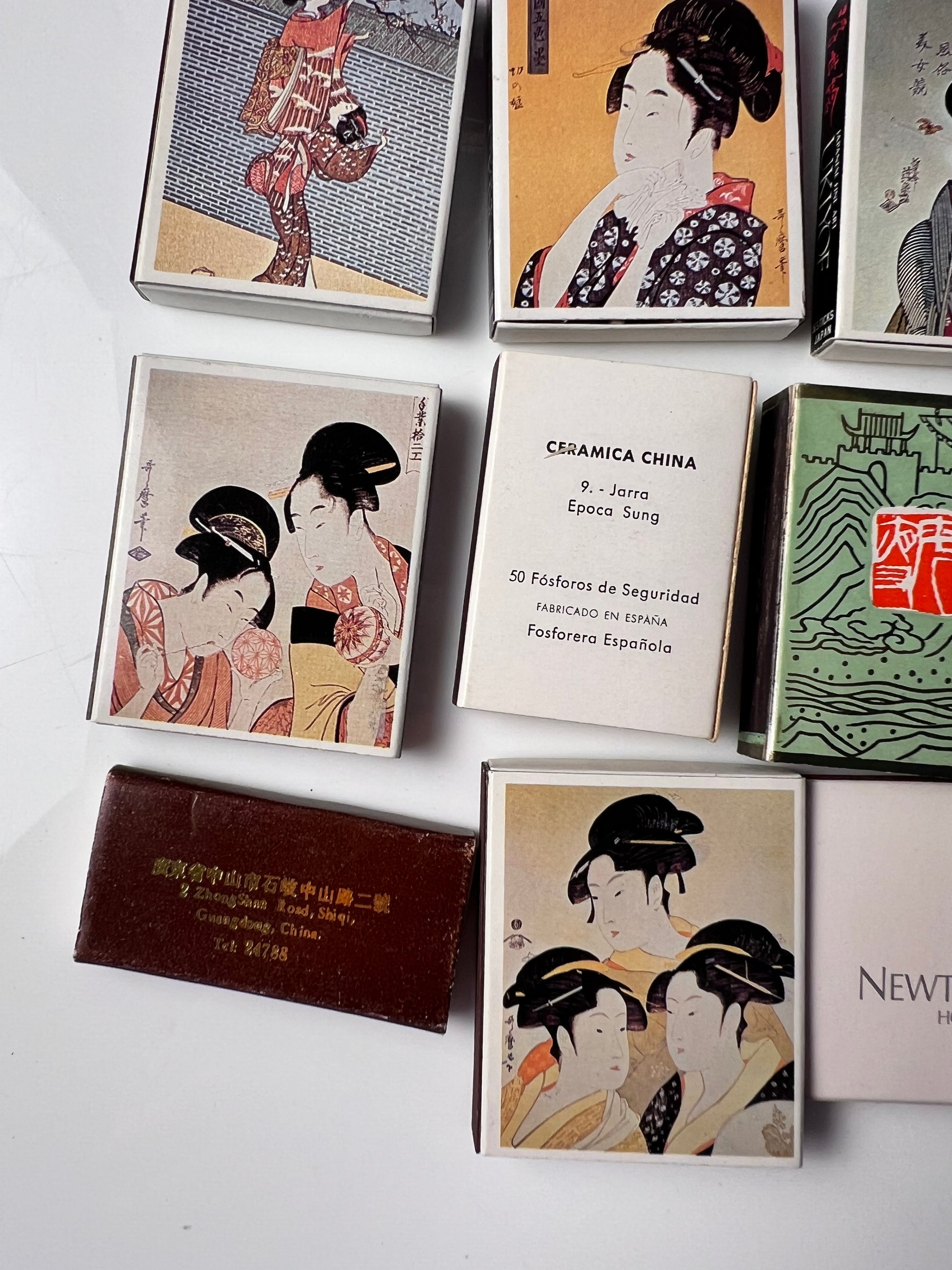 Set: Vintage Streichhölzer Asien