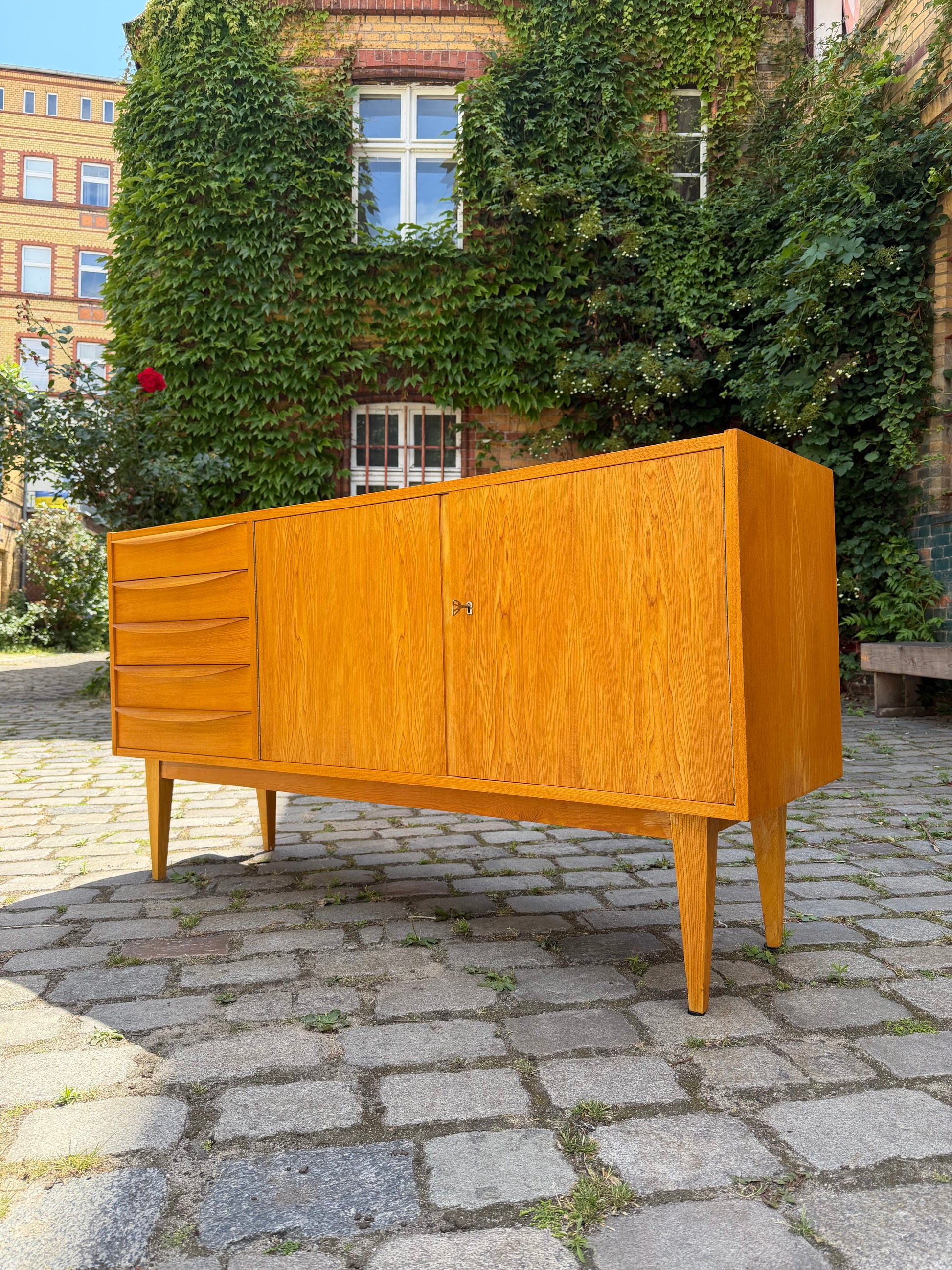 Sideboard Typ 602/K Esche von Franz Ehrlich für Hellerau
