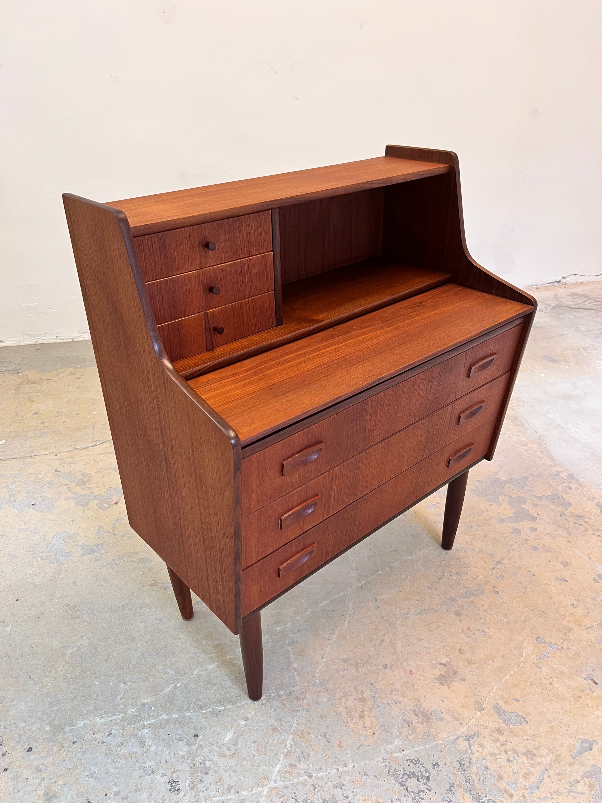 Sekretär Teak aus Dänemark