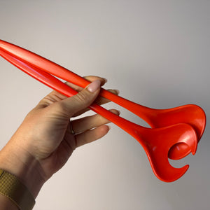 Salatbesteck Typ 2533/2534 rot Melamin von Mepal
