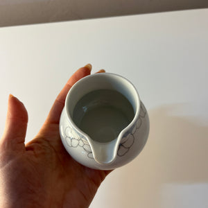 Set: Zucker & Milchkännchen Kiruna Garden weiß blau von Tapio Wirkkala für Thomas