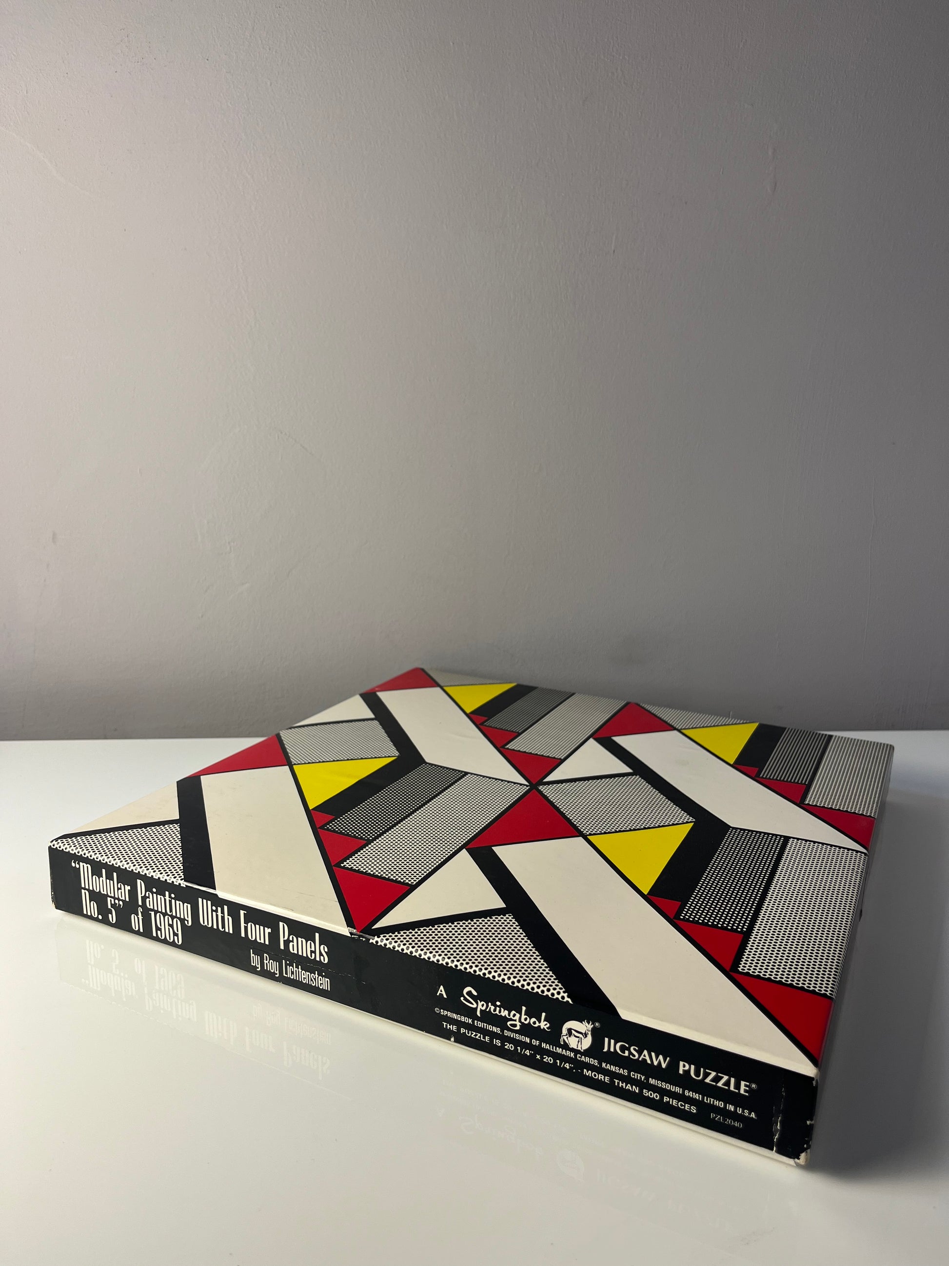 Puzzle "Modular Painting With Four Panels No. 5" von Roy Lichtenstein für Springbok Editions