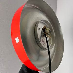 Decken-oder Wandlampe rot mit Sprirale von Elektromfem ISZ