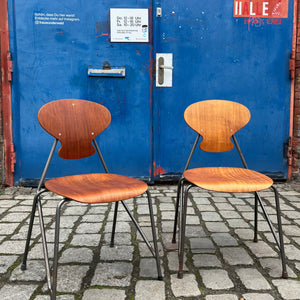 Set: 2x Stuhl Bugholz von Steen Eiler Rasmussen & Kai Lyngfeldt Larsen für Danbork