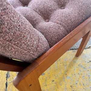Set: Sofa mit Hocker mauve von Yngve Ekström für Swedese
