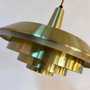 Lamellenlampe gold aus Dänemark