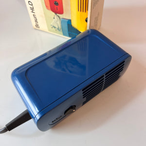 Reisefön HLD 4 blau von Dieter Rams für BRAUN