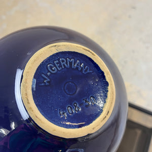 Vase 408-30 Fat Lava Königsblau von Fohr Keramik