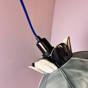 Hängelampe marmorierte Blume Kunststoff aus Dänemark