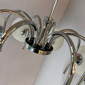 Kronleuchter mit 8 Kugeln von Richard Essig für Hustadt