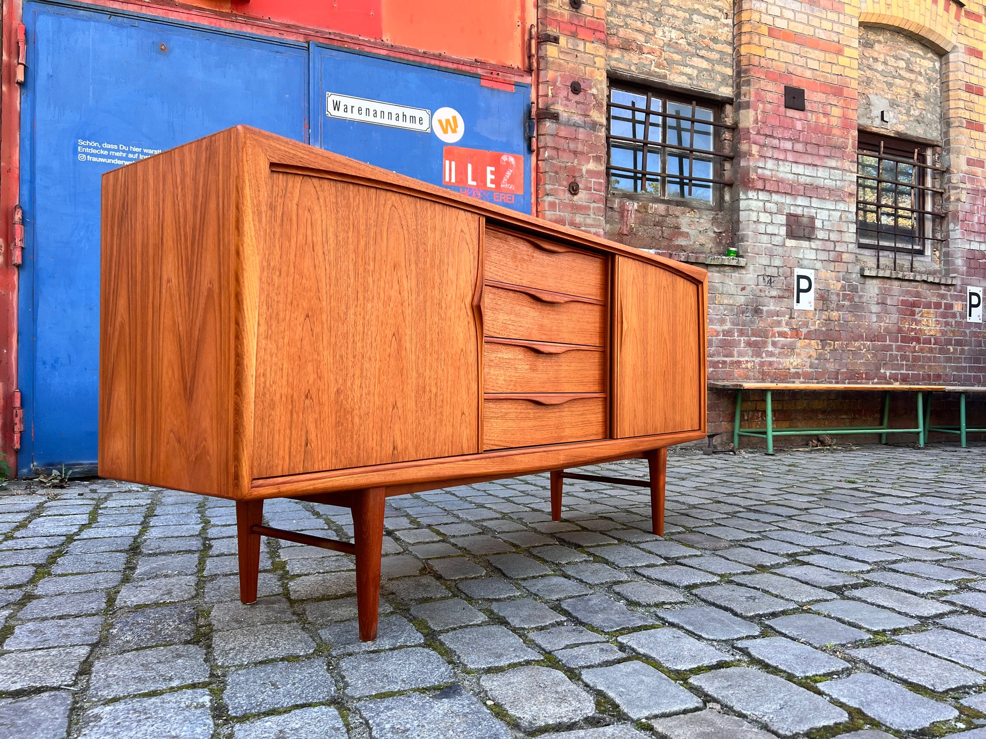 Sideboard Teak von Heinrich Riestenpatt für rt Möbel