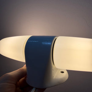 Wandlampe Modell 6068 weiß von Wilhelm Wagenfeld für Lindner