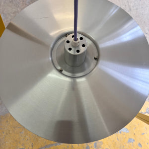 Lamellenlampe lila silber aus Dänemark