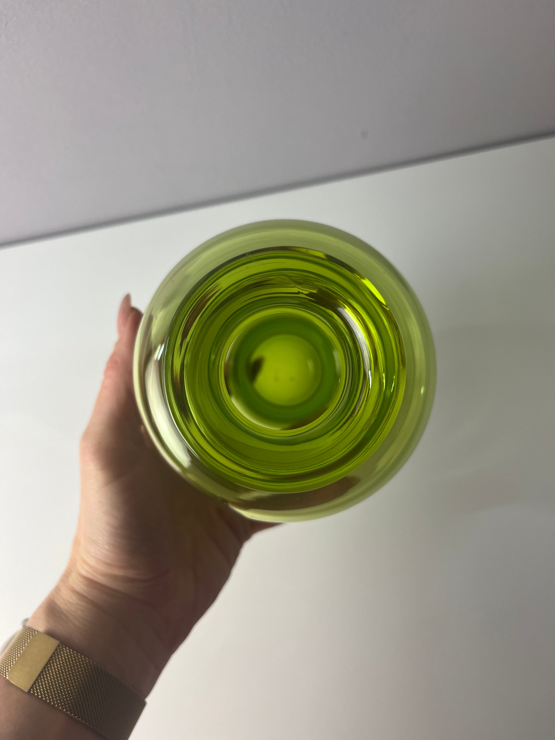 Vase Majgrøn von Per Lütken für Holmegaard