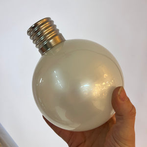 Hängelampe Big Globe Perlmutt Chrom von Motoko Ishii für STAFF