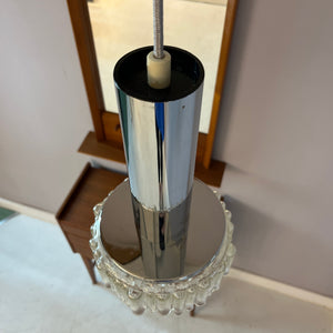 Pendelleuchte Modell P105 Glas Chrom von STAFF