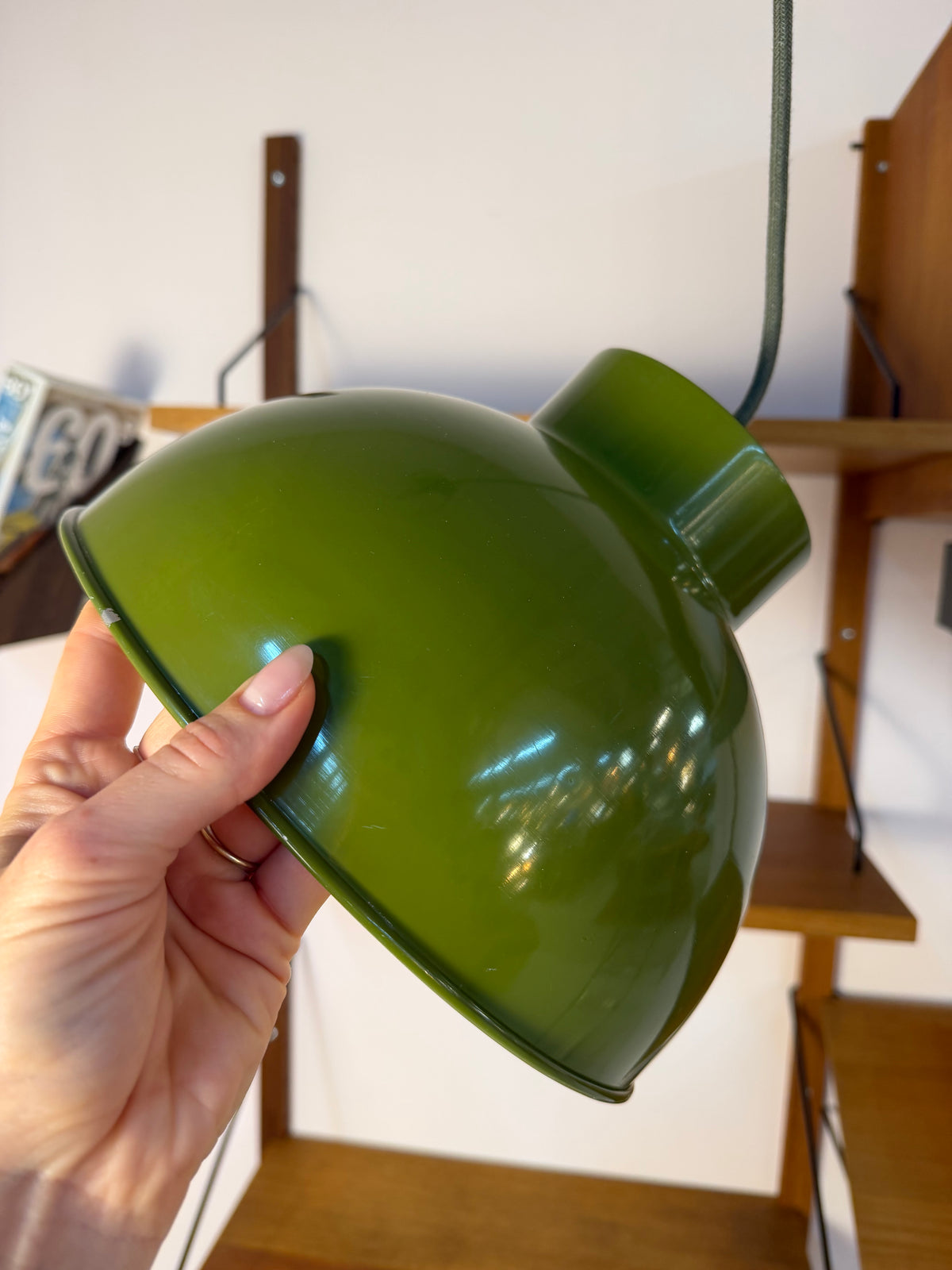 Bunkerlampe oliv aus Dänemark