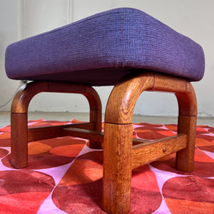 Hocker lila Teak von Preben Schou