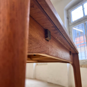 Ausziehbarer quadratischer Esstisch Teak von Vejle