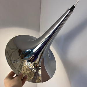 Trichterlampe Chrom Halo Tech Design