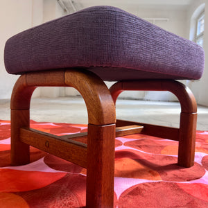Hocker lila Teak von Preben Schou