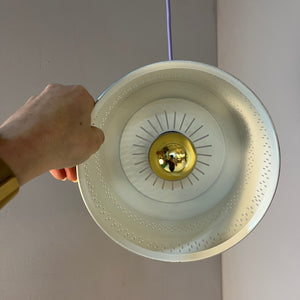 Hängelampe silber Aluminium aus Dänemark