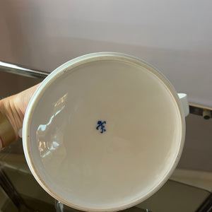 Set: Teekanne und Zuckerdose Form F PoP Art blau weiß von Fürstenberg