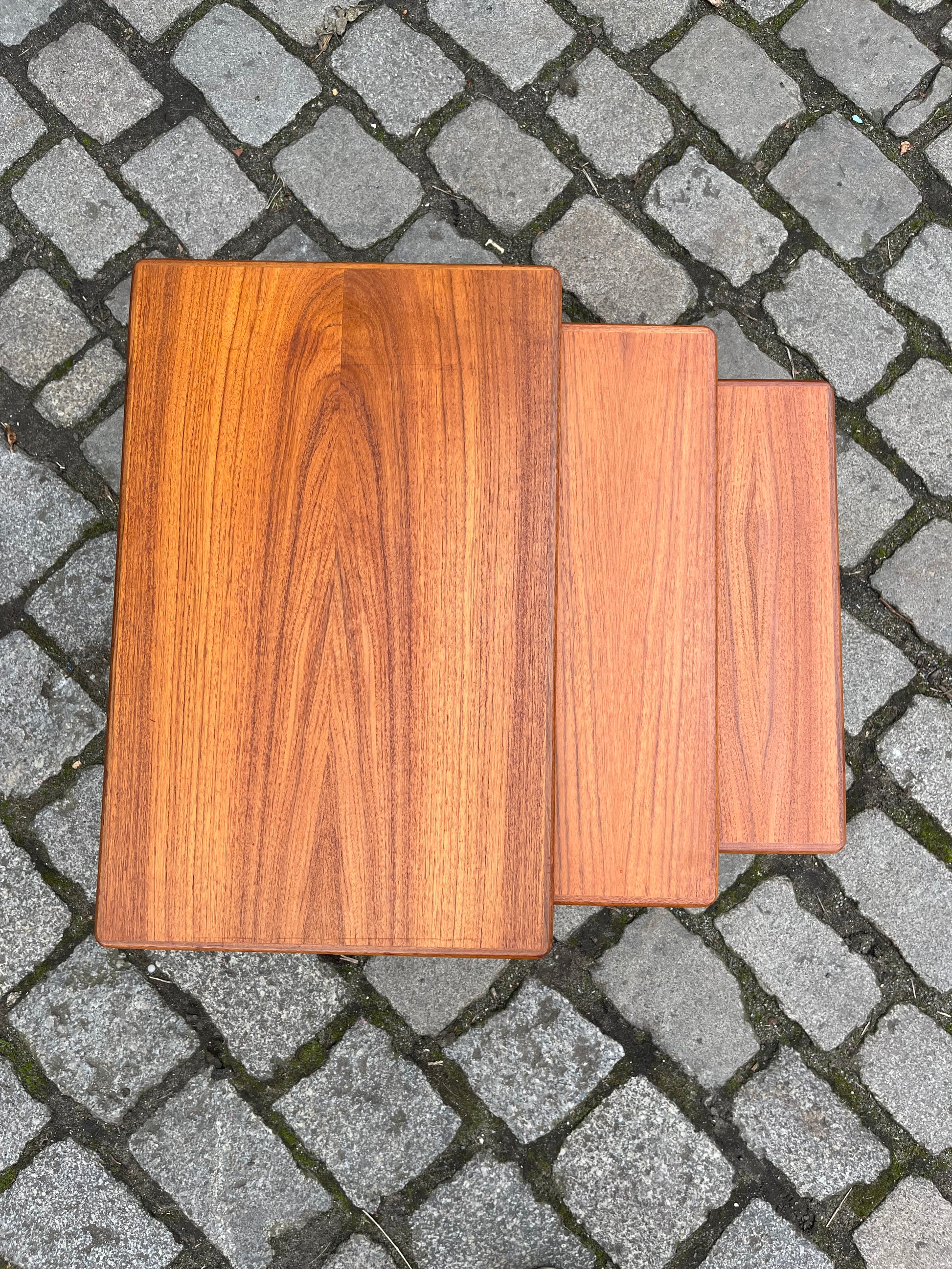 Satztische Teak von Opal Kleinmöbel