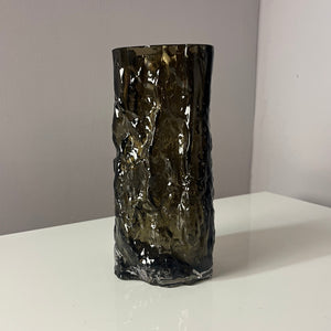 Bark Vase grau Glas von Margit Brandt
