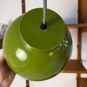 Bunkerlampe oliv aus Dänemark